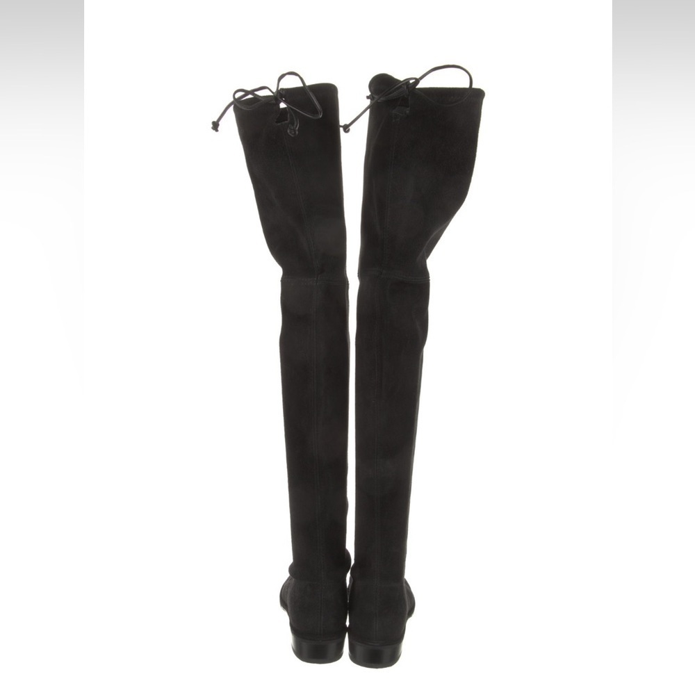 Stuart Weitzman Lowland Black Suede Over The Knee Boot size 5.5 - Picture 6 of 10